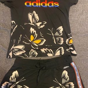 Adidas short set Large